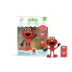 Glo Pals Set Elmo figura és 2 szenzoros vízkocka - világító fürdőjáték gyerekeknek.
