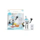 Glo Pals Set Party Pal figura és 2 szenzoros vizesblokk - világító fürdőjáték gyerekeknek.