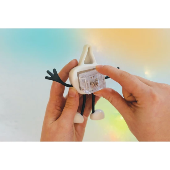 Glo Pals Set Party Pal figura és 2 szenzoros vizesblokk - világító fürdőjáték gyerekeknek.