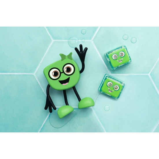 Glo Pals Set Pippa figura és 2 szenzoros fénykocka vízhez Glo Pals Set Pippa figura és 2 szenzoros vízkocka - világító fürdőjáték gyerekeknek.