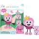 Glo Pals Set Princess figura és 2 szenzoros vízkocka - világító fürdőjáték gyerekeknek.