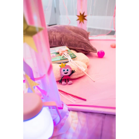 Glo Pals Set Princess figura és 2 szenzoros vízkocka - világító fürdőjáték gyerekeknek.