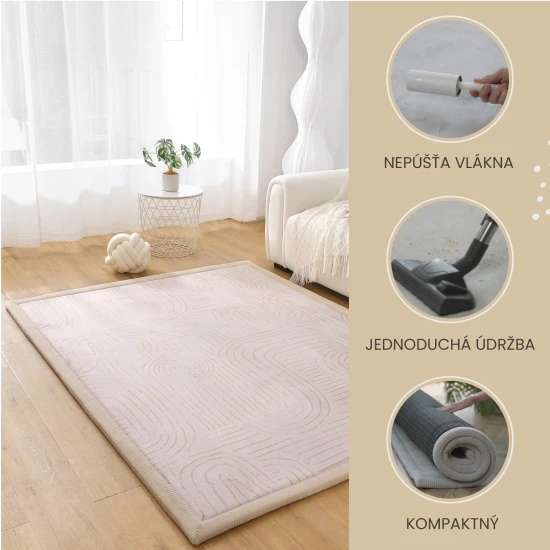 Zen kerti gyerekszőnyeg a biztonságos és kényelmes játékhoz.