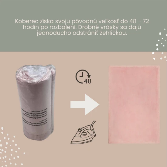 Rózsaszín gyerekszőnyeg a biztonságos és kényelmes játékért.