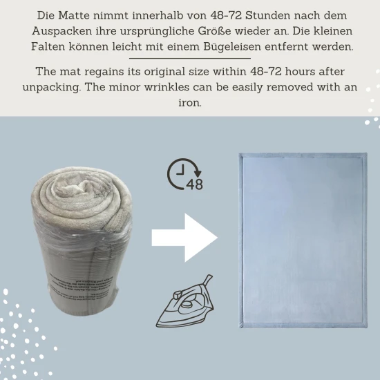 Gyermekszőnyeg divatos színben a biztonságos és kényelmes játékhoz.