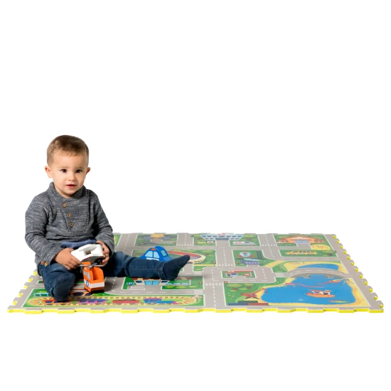 Hozz létre egy fantasztikus kirakós várost cserélhető járművekkel.