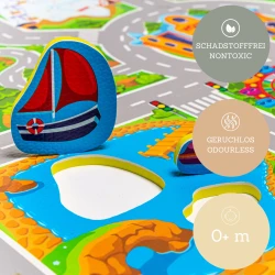Játszószőnyeg Puzzle Vacation 1,2 x 1,2 m Játszószőnyeg Puzzle Vacation 1,2 x 1,2 m