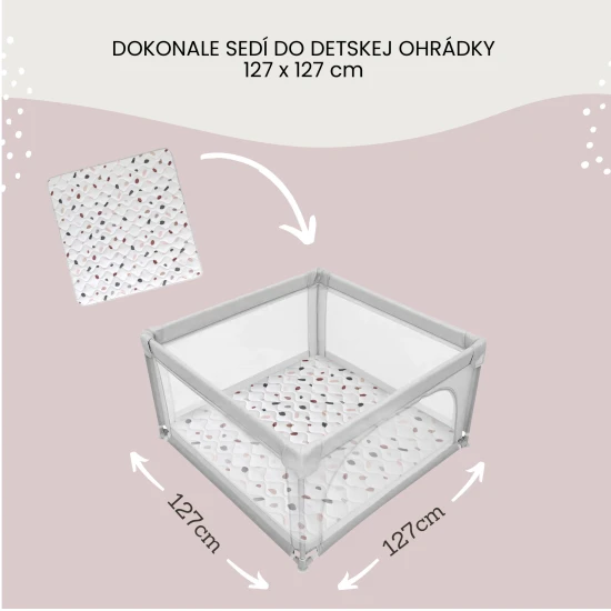 Stílusos és praktikus szőnyeg otthoni és szabadtéri játékhoz.