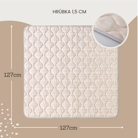 Stílusos és praktikus szőnyeg otthoni és szabadtéri játékhoz.