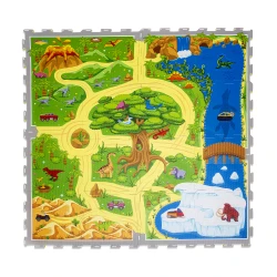 Játszószőnyeg Puzzle Safari 1,2 x 1,2 m Játszószőnyeg Puzzle Safari 1,2 x 1,2 m