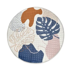 Játszószőnyeg steppelt Boho Leaves 1,5 m