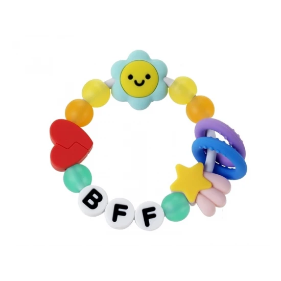 Infantino Szilikon rágóka Friendship BFF