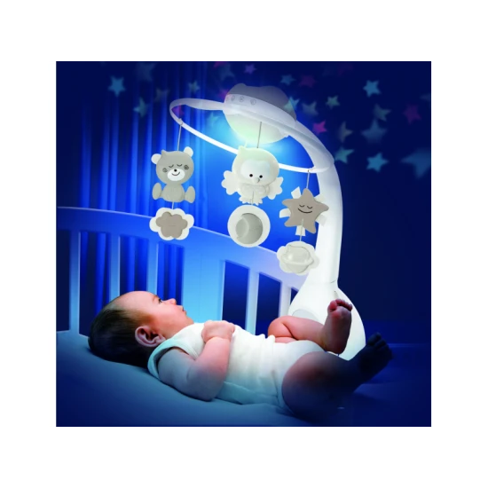 Infantino Zenélő körforgó projektorral 3in1 ecru Infantino Zenélő körforgó projektorral 3in1 ecru