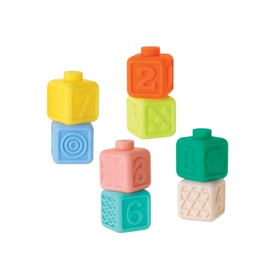Infantino Squeeze & Stack kockák 8 db Infantino Squeeze & Stack kockák 8 db