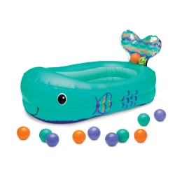 Felfújható bébikád Bálna