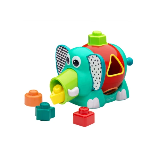 Infantino Jumbo elefánt formabeillesztővel Infantino Jumbo elefánt formabeillesztővel
