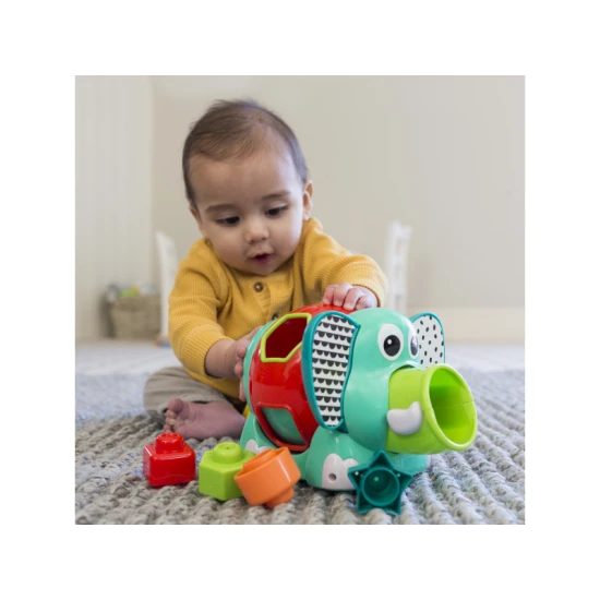 Infantino Jumbo elefánt formabeillesztővel Infantino Jumbo elefánt formabeillesztővel