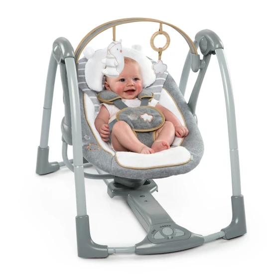 Bella Teddy™ átalakítható, utazó, zenélő hinta 0h+ 9 kg-ig Bella Teddy™ átalakítható, utazó, zenélő hinta 0h+ 9 kg-ig Ingenuity 11023-2