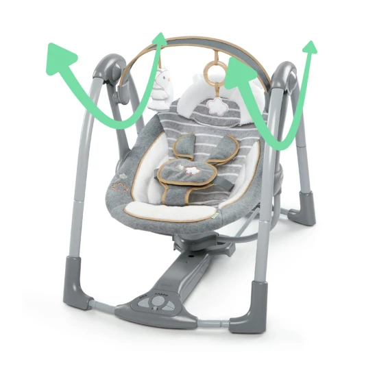 Bella Teddy™ átalakítható, utazó, zenélő hinta 0h+ 9 kg-ig Bella Teddy™ átalakítható, utazó, zenélő hinta 0h+ 9 kg-ig Ingenuity 11023-2