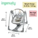 Bella Teddy™ átalakítható, utazó, zenélő hinta 0h+ 9 kg-ig Bella Teddy™ átalakítható, utazó, zenélő hinta 0h+ 9 kg-ig Ingenuity 11023-2