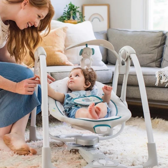 Nash 2az1-ben átalakítható, vibráló, zenélő hinta 0h+ 9 kg-ig Ingenuity 12055-1