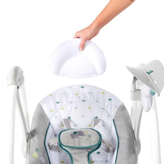 Nash 2az1-ben átalakítható, vibráló, zenélő hinta 0h+ 9 kg-ig Ingenuity 12055-1