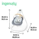 Chambray zenélő ringató hinta 0h+, 9 kg-ig Ingenuity 16927-1