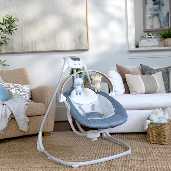 Chambray zenélő ringató hinta 0h+, 9 kg-ig Ingenuity 16927-1