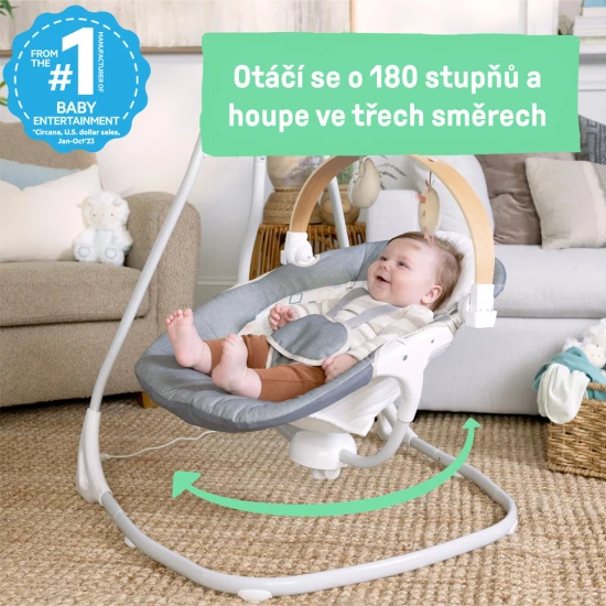 Parker™ zenélő ringató hinta 0h+, 9 kg-ig Ingenuity 16926-1