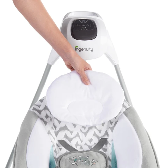Raylan nagy hinta vibráló pihenőüléssel és zenével USB 2az1-ben 0h+ 9 kg-ig Raylan nagy hinta vibráló pihenőüléssel és zenével USB 2az1-ben 0h+ 9 kg-ig Ingenuity 11791-1