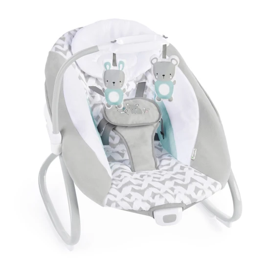 Raylan nagy hinta vibráló pihenőüléssel és zenével USB 2az1-ben 0h+ 9 kg-ig Raylan nagy hinta vibráló pihenőüléssel és zenével USB 2az1-ben 0h+ 9 kg-ig Ingenuity 11791-1