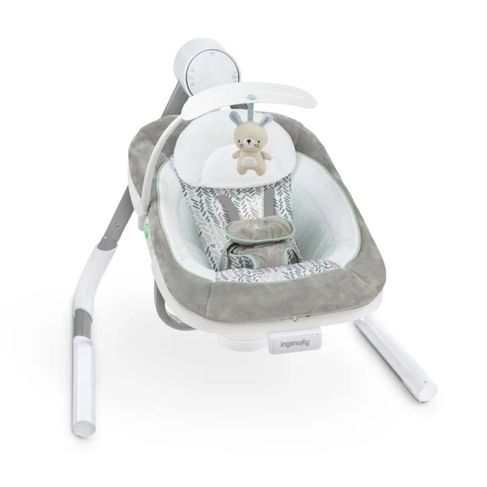 AnyWay Sway™ Spruce™ vibráló, zenélő hinta USB Dual-Direction 0h+ 9 kg-ig AnyWay Sway™ Spruce™ vibráló, zenélő hinta USB Dual-Direction 0h+ 9 kg-ig Ingenuity 12058-1