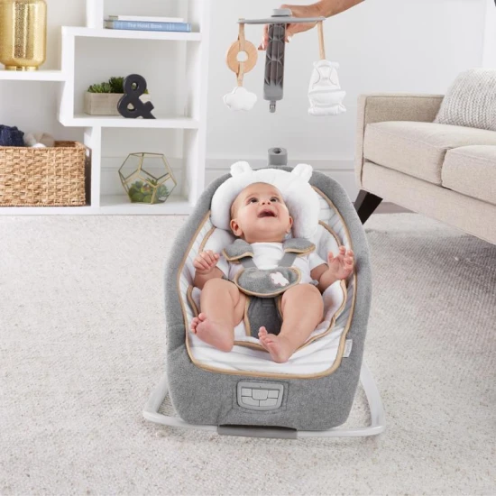 Boutique vibráló, zenélő hintaszék 0h+ 18 kg-ig Boutique vibráló, zenélő hintaszék 0h+ 18 kg-ig Ingenuity 10986-3n