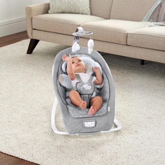 Cuddle Lamb vibráló, zenélő hintaszék 0h+ 18 kg-ig, 2019 Ingenuity 12118-3