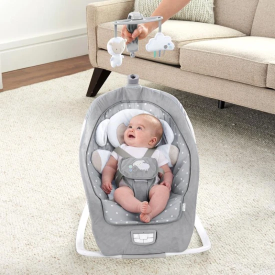 Cuddle Lamb vibráló, zenélő hintaszék 0h+ 18 kg-ig, 2019 Ingenuity 12118-3