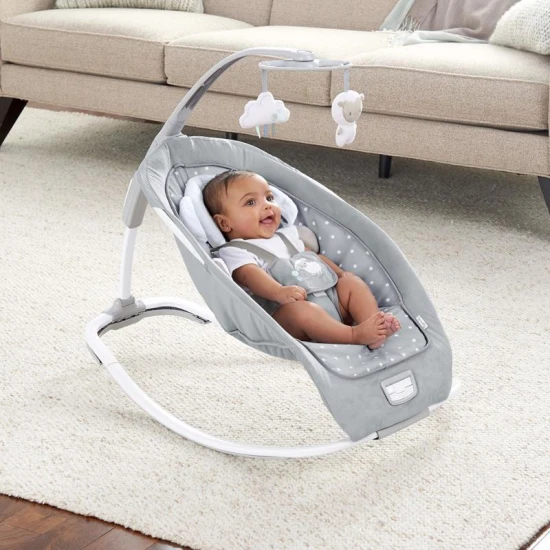 Cuddle Lamb vibráló, zenélő hintaszék 0h+ 18 kg-ig, 2019 Ingenuity 12118-3