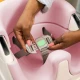 Baby Base™ Peony 2az1-ben ülésbetét székre 6h+ 15 kg-ig Ingenuity 16726-2