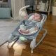 Happy Belly™ Rock-to-Bounce Parker™ vibráló, zenélő masszázsülés 0h+ 9 kg-ig Ingenuity 16853-2