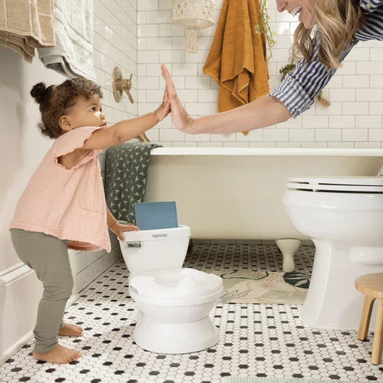 My Size™ fehér, hangeffektes gyerek bili/WC Ingenuity 11124-2