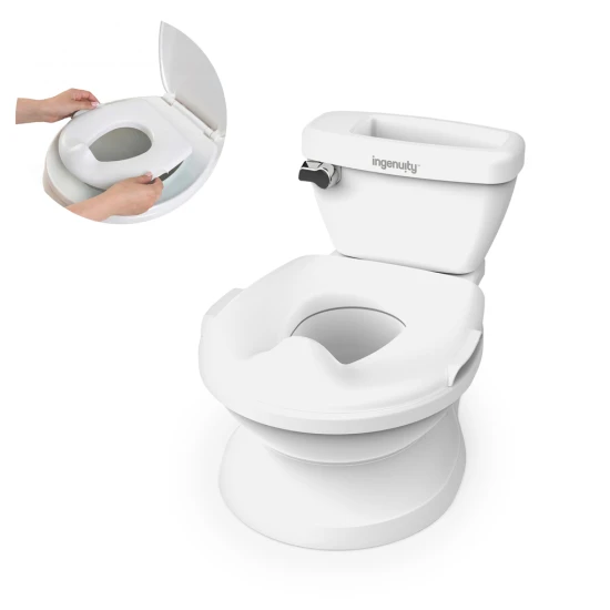 My Size™ fehér, hangeffektes gyerek bili/WC Ingenuity 11124-2