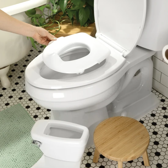 My Size™ fehér, hangeffektes gyerek bili/WC Ingenuity 11124-2