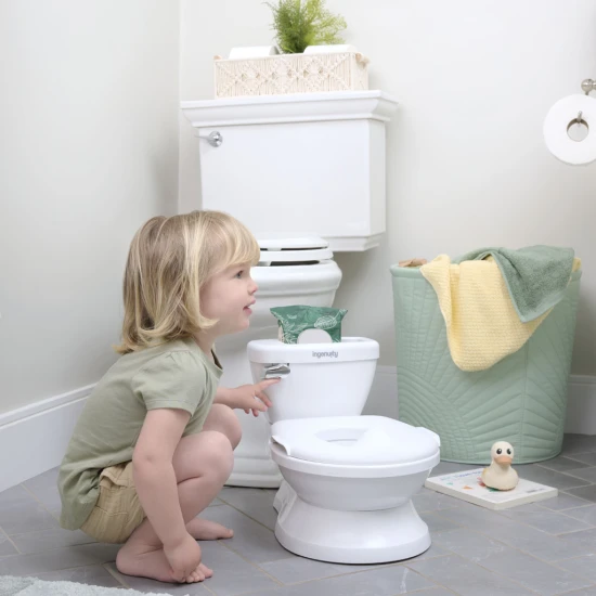 My Size™ fehér, hangeffektes gyerek bili/WC Ingenuity 11124-2