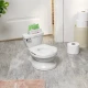 My Size™ fehér, hangeffektes gyerek bili/WC Ingenuity 11124-2