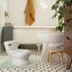 My Size™ fehér, hangeffektes gyerek bili/WC Ingenuity 11124-2