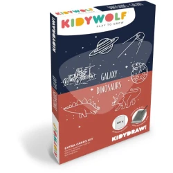 Kidydraw mini Galaxis és Dinoszaurusz Extra Kártyák