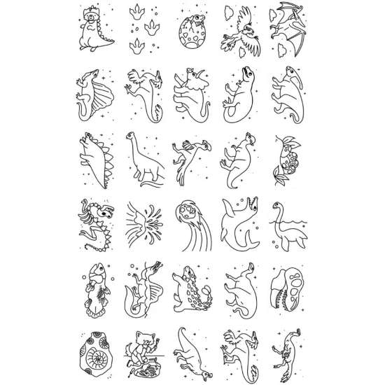 Kidydraw mini Galaxis és Dinoszaurusz Extra Kártyák Kidydraw mini Galaxis és Dinoszaurusz Extra Kártyák REFIL-MINI-DIN-GAL
