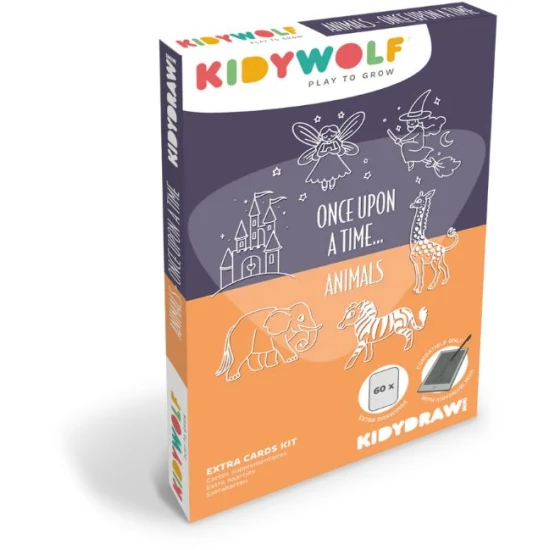 Kidydraw mini Egyszer volt, hol nem volt és Állatok kiegészítő kártyák Kidydraw mini Egyszer volt, hol nem volt és Állatok kiegészítő kártyák REFIL-MINI-OUT-ANI