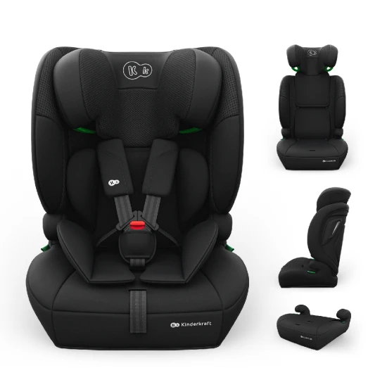 Gyerekülés Comfort Up 2 Plus i-Size (76-150 cm) Black Kinderkraft KCCOUP02BLKPL00