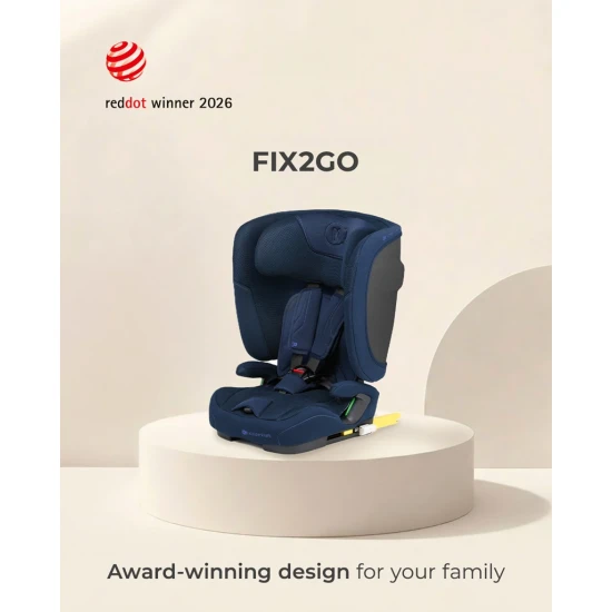 Gyerekülés Fix2Go i-Size 76-150 cm Grey Kinderkraft KCFI2GO0GRY0000