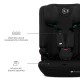 Gyerekülés I-Comfy i-Size (76 do 150 cm) Black Kinderkraft KCICOM00BLK0000